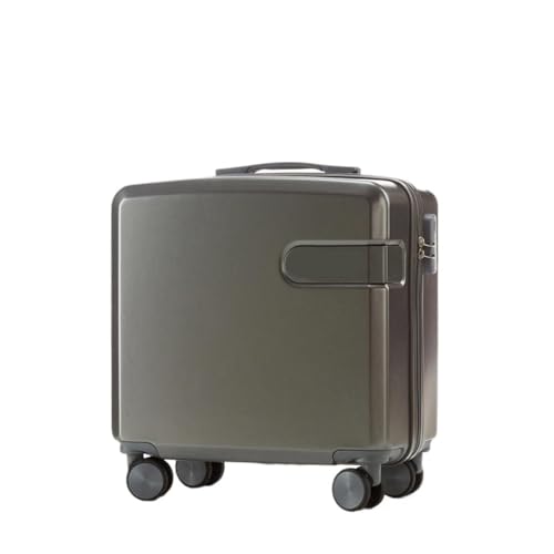AD-BCrbgen Kleiner Rollgepäck-Trolley for Herren und Damen, Leichter Reise-Trolley, multifunktionaler Gepäck-Trolley, niedliches Reisegepäck, geeignet for Geschäftsreisen und Reisen(Black,20") von AD-BCrbgen