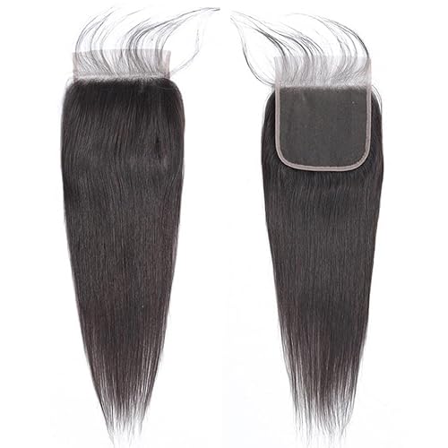 Damen-Haarblock, glattes Haar, Spitzenkopfbedeckungsperücke, Faserperücke, Haarzopfperücke (Color : 10inch) von AD-BCrbgen