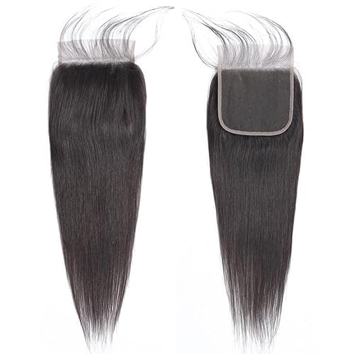 Damen-Haarblock, glattes Haar, Spitzenkopfbedeckungsperücke, Faserperücke, Haarzopfperücke (Color : 16inch) von AD-BCrbgen