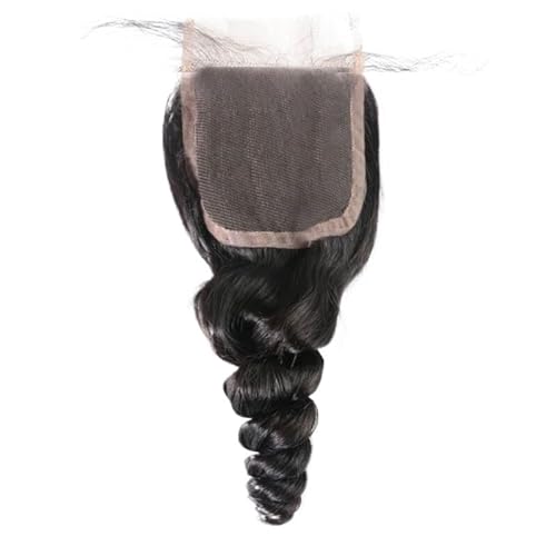 Damen-Haarblock, lockiges Haar, Spitzenkopfbedeckungsperücke, Faserperücke, Haargeflecht-Perückenzubehör (Color : 14inch) von AD-BCrbgen