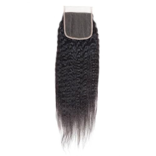 Damen-Haarblock, lockiges Haar, Spitzenkopfbedeckungsperücke, Faserperücke, Haargeflecht-Perückenzubehör (Color : 18inch) von AD-BCrbgen