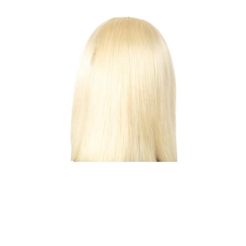 Damen-Perücke mit gelocktem Haar, Spitzenkopfbedeckungsperücke, Faserperücke, hitzebeständige geflochtene Haarperücke (Color : 10inch) von AD-BCrbgen