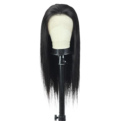 Damen-Perücke mit gelocktem Haar, Spitzenkopfbedeckungsperücke, Faserperücke, hitzebeständige geflochtene Haarperücke (Color : 16inch) von AD-BCrbgen