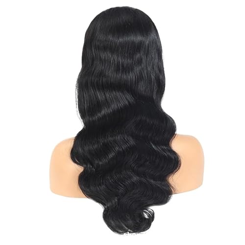 Damen-Perücke mit gelocktem Haar, Spitzenkopfbedeckungsperücke, Faserperücke, hitzebeständige geflochtene Haarperücke (Color : 22inch) von AD-BCrbgen