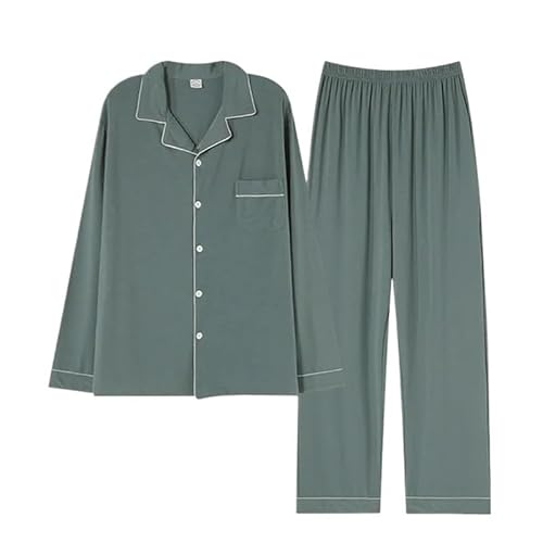 Premium-Pyjama for große und lange Männer. Home Essentials – Weiches, elastisches Lounge-Set. Atmungsaktive Nachtwäsche mit elastischer Taille. Entspannende Kleidung for das Homeoffice und ganztägiger von AD-BCrbgen