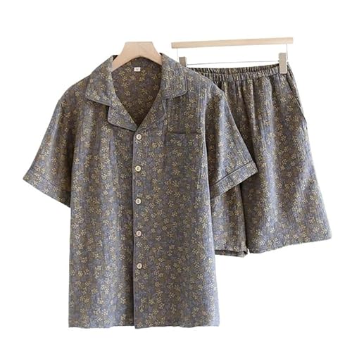 Premium-Pyjama for große und lange Männer. Home Essentials – Weiches, elastisches Lounge-Set. Atmungsaktive Nachtwäsche mit elastischer Taille. Entspannende Kleidung for das Homeoffice und ganztägiger von AD-BCrbgen