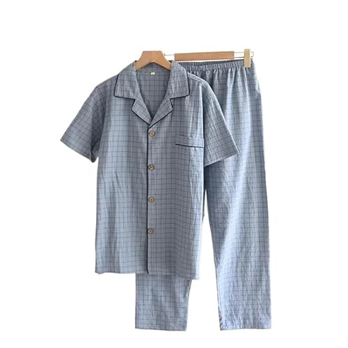 Premium-Pyjama for große und lange Männer. Home Essentials – Weiches, elastisches Lounge-Set. Atmungsaktive Nachtwäsche mit elastischer Taille. Entspannende Kleidung for das Homeoffice und ganztägiger von AD-BCrbgen