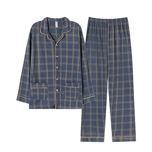 Premium-Pyjama for große und lange Männer. Home Essentials – Weiches, elastisches Lounge-Set. Atmungsaktive Nachtwäsche mit elastischer Taille. Entspannende Kleidung for das Homeoffice und ganztägiger von AD-BCrbgen