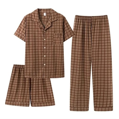 Premium-Pyjama for große und lange Männer. Home Essentials – Weiches, elastisches Lounge-Set. Atmungsaktive Nachtwäsche mit elastischer Taille. Entspannende Kleidung for das Homeoffice und ganztägiger von AD-BCrbgen