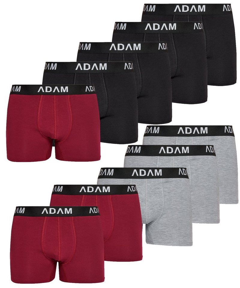 ADAM JEANS Boxershorts Boxer-1 (10-St., 2er Set, 6er Set, 8er Set, 10er Set, 12er Set) Boxershorts Herren Boxer Shorts Männer Unterhosen Trunks Underwear von ADAM JEANS