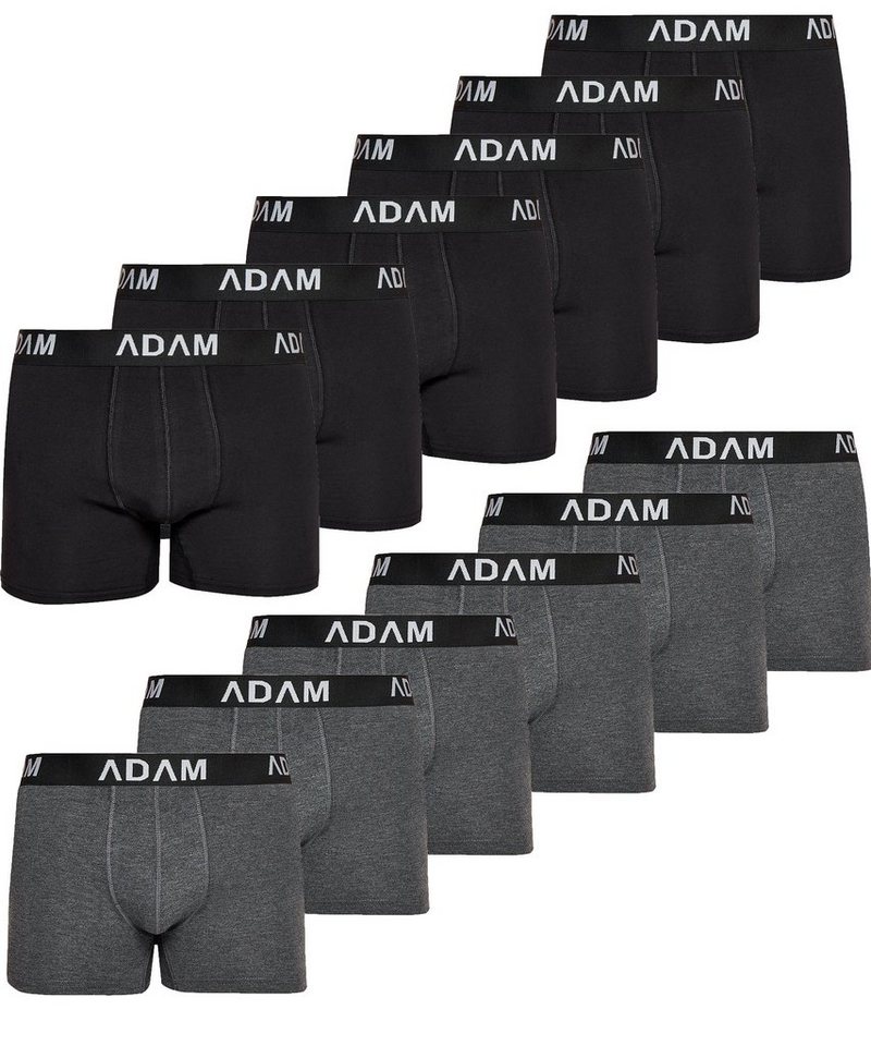 ADAM JEANS Boxershorts Boxer-1 (12-St., 2er Set, 6er Set, 8er Set, 10er Set, 12er Set) Boxershorts Herren Boxer Shorts Männer Unterhosen Trunks Underwear von ADAM JEANS