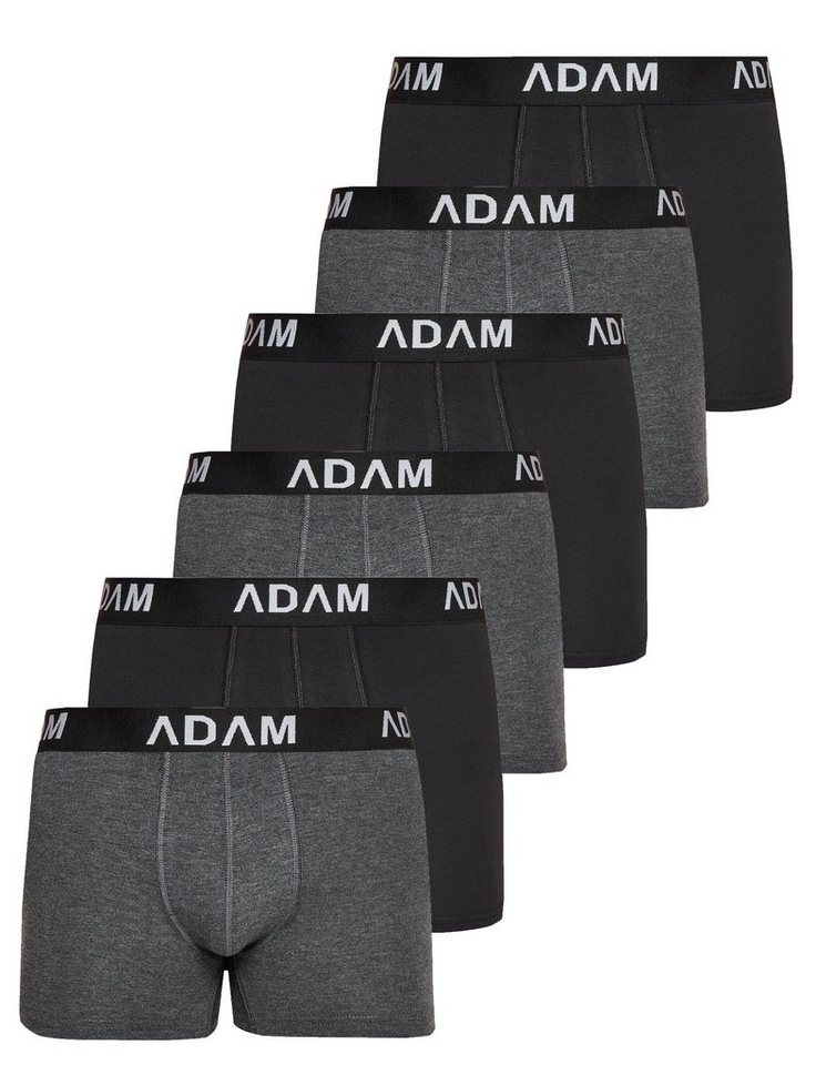 ADAM JEANS Boxershorts Herren Boxershorts aus extra weicher Baumwolle Boxer-1 (6-St., 2er Set, 6er Set, 8er Set, 10er Set, 12er Set) Boxershorts Herren Boxer Shorts Männer Unterhosen Trunks Underwear von ADAM JEANS