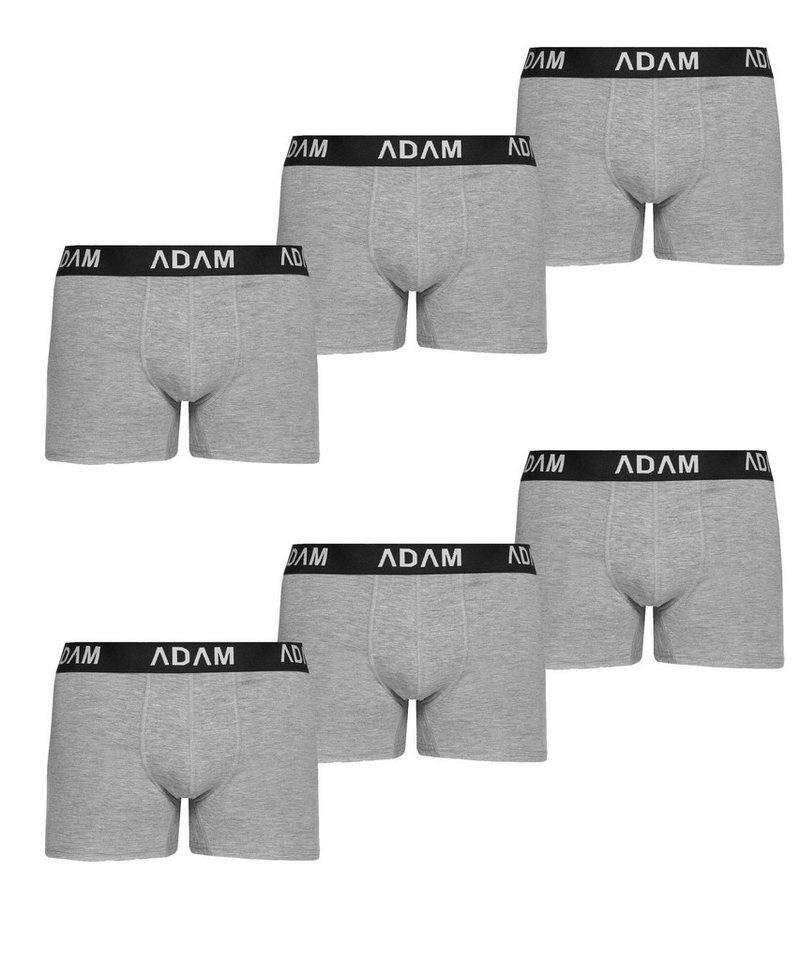 ADAM JEANS Boxershorts Herren Boxershorts aus extra weicher Baumwolle Boxer-1 (6-St., 2er Set, 6er Set, 8er Set, 10er Set, 12er Set) Boxershorts Herren Boxer Shorts Männer Unterhosen Trunks Underwear von ADAM JEANS