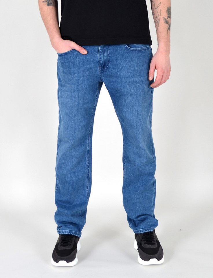 ADAM JEANS Straight-Jeans Herren Jeans Regular Jeanshose Herren Straight Leg Jeans Männer Premium Straight Leg Jeans Herren Stretch Jeanshose Regular Gerade von ADAM JEANS