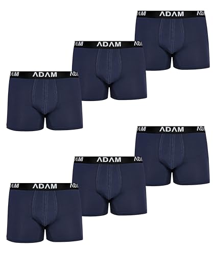 ADAM Boxershorts Herren Unterwäsche 6er / 8er / 10er /12er Pack - Premium Männer Boxer-Shorts Herren Trunks Boxer aus extraweicher Baumwolle von ADAM