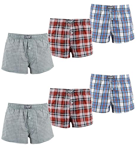 ADAM Herren Boxershorts lockere Boxer-Shorts Herren Baumwolle Weite Boxer-Shorts amerikanisch Männer Unterhose weit von ADAM