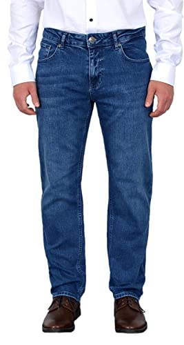 ADAM Straight Fit Jeans Herren Regular - Premium Jeans Stretch Herren Hose aus extra weicher Baumwolle von ADAM