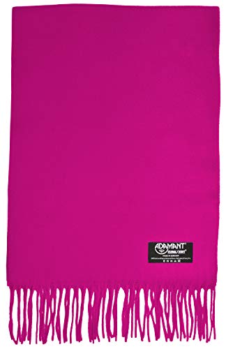 Schal Herren/Damen=Unisex 100% Climaxsoft (weich wie Kaschmir) STANDARD-MAß 30x180cm - MADE IN GERMANY (Pink) von ADAMANT