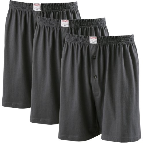 ADAMO 3er Pack Boxershort James große Größe 20-8XL, Größe:3XL;Farbe:Schwarz von ADAMO