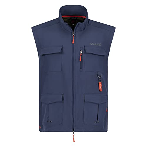 ADAMO Ärmellose Outdoor Weste für Männer in navy Serie Tommy Übergrößen bis 12XL, Größe:4XL von ADAMO