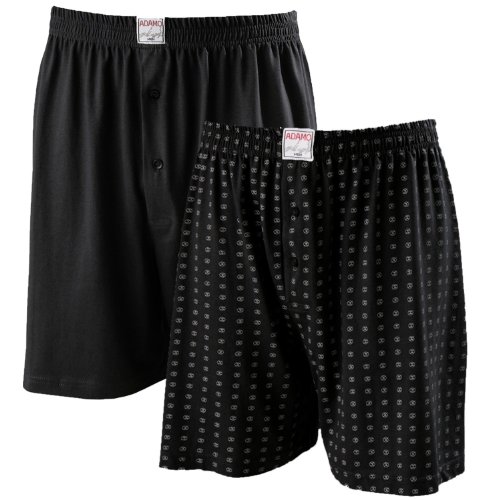 ADAMO Boxershort Doppelpack bis Größe 8XL, Größe:18;Farbe:Schwarz von ADAMO