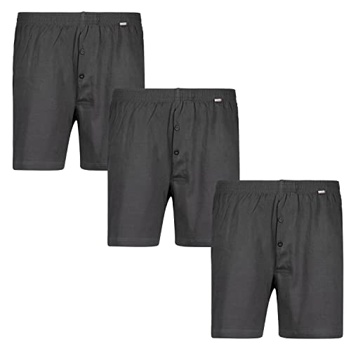 ADAMO Boxershort im 3er Pack Übergröße 8XL oder 20 in 7 Farben, Größe:18, Farbe:Grau von ADAMO