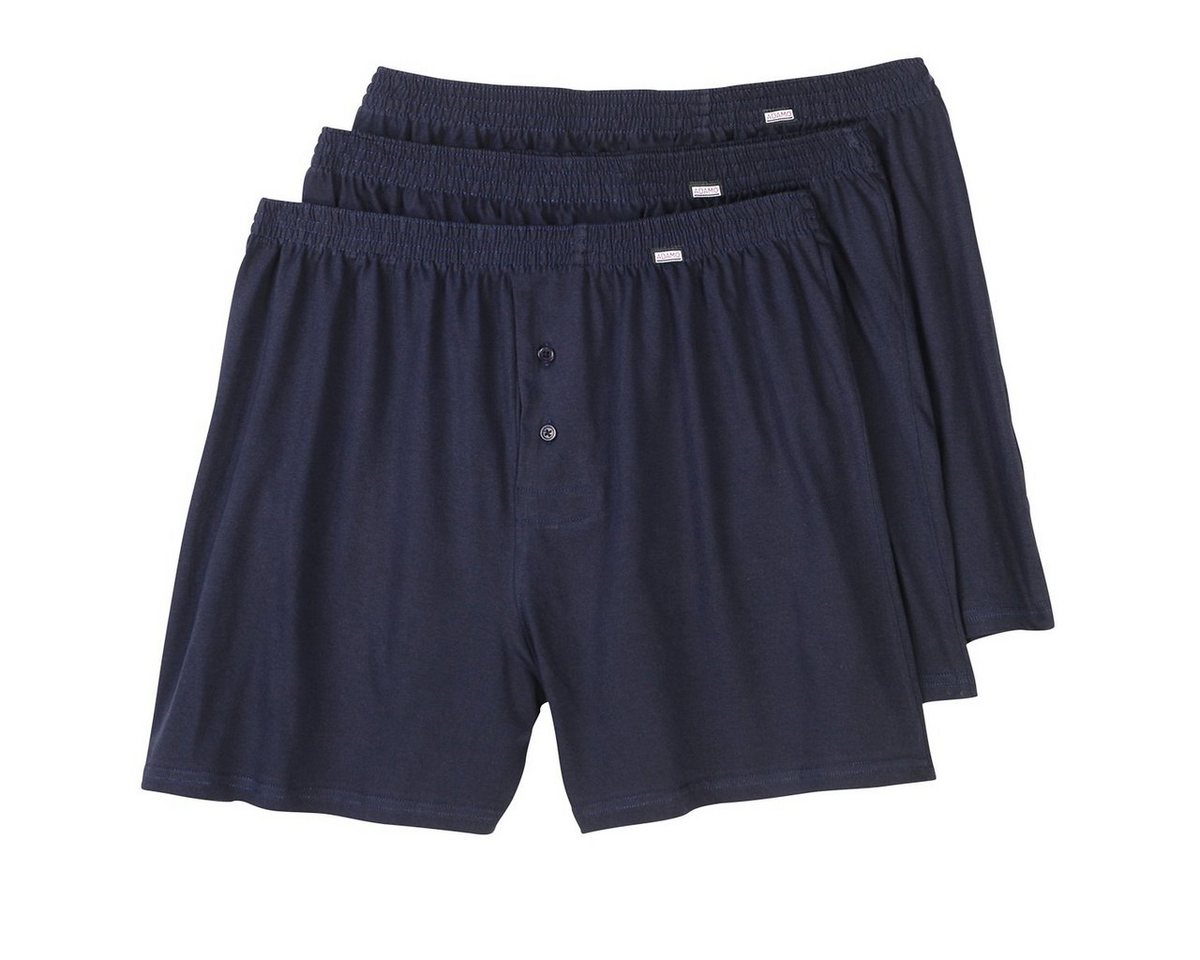 ADAMO Boxershorts Große Größen Herren Boxershorts 3er-Pack dunkelblau Adamo (Packung, 3-St., 3er-Pack) von ADAMO