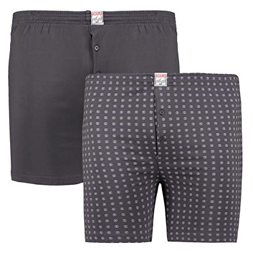 ADAMO Boxershorts Dean - 2er Pack - in anthrazit - große Größe - bis Gr. 20 / 8XL von ADAMO