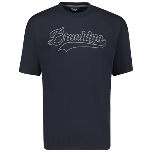 ADAMO Comfort Fit Motivshirt Kurzarm Herren in großen Größen bis 14XL, Größe:8XL, Farbe:Navy ADAMO Comfort Fit Motivshirt Kurzarm Herren in großen Größen bis 14XL, Größe:8XL, Farbe:Navy von ADAMO