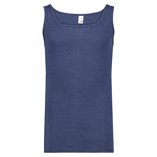 ADAMO Dunkelblaue Feinripp-Sportjacke ohne Arm Übergrößen bis 20, Größe:16 von ADAMO