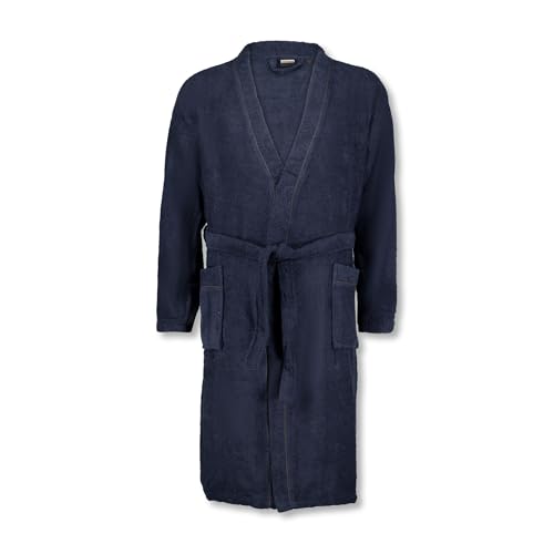 ADAMO Dunkelblauer Bademantel in großen Größen 2XL-12XL für Herren, Größe:12XL von ADAMO