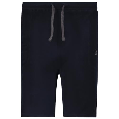 ADAMO Frottee Loungehose kurz Serie 'Elvis' in großen Größen 2XL-12XL für Herren, Größe:4XL, Farbe:Dunkelblau von ADAMO