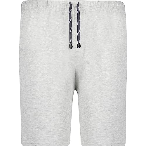 ADAMO GraumeleirtePyjamashorts für Herren in großen Größen bis 10XL Serie'Gerd', Größe:10XL von ADAMO