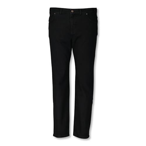 ADAMO Herren 5-Pocket Jeans lang mit Stretch in großen Größen 28-40 Serie Colorado schwarz, Deutsche Größen:32 von ADAMO