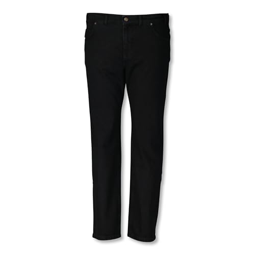 ADAMO Herren 5-Pocket Jeans lang mit Stretch in großen Größen 28-40 Serie Colorado schwarz, Deutsche Größen:32 von ADAMO