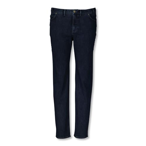 ADAMO Herren 5-Pocket Jeans lang mit Stretch in großen Größen 56-80 Serie 'Nevada ' Dark Navy, Deutsche Größen:66 von ADAMO