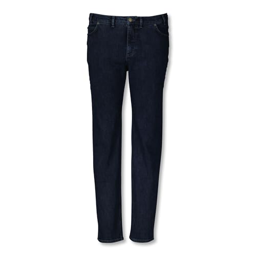 ADAMO Herren 5-Pocket Jeans lang mit Stretch in großen Größen 56-80 Serie 'Nevada ' Dark Navy, Deutsche Größen:72 von ADAMO