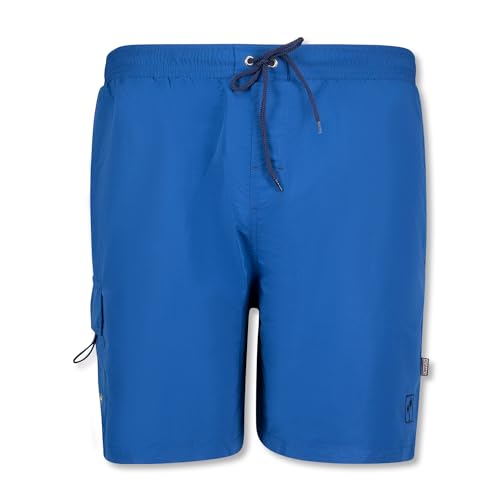 ADAMO Herren Badehose Beach Bermuda Kuba in Royalblau bis Übergröße 12XL, Größe:9XL von ADAMO