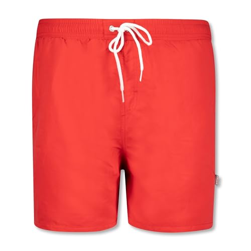 ADAMO Herren Badeshort in rot Serie Jamaica Übergrößen XXL bis 12XL, Größe:10XL von ADAMO