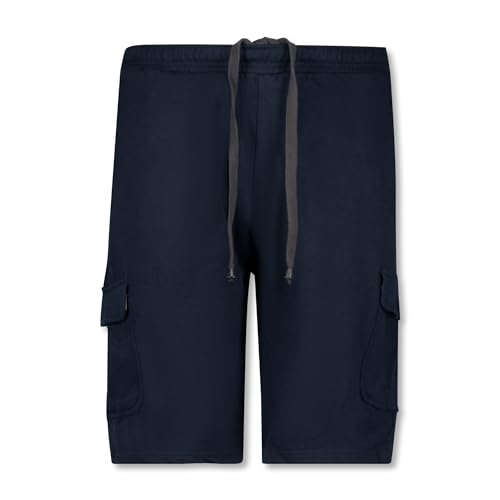 ADAMO Herren Cargo Short in großen Größen bis 14XL Serie Athen Marineblau, Größe:6XL von ADAMO