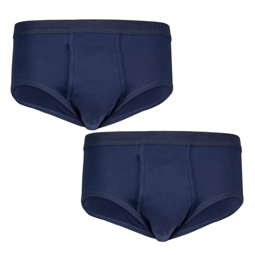ADAMO Herren Feinripp Slip mit Eingriff 2er Pack Übergröße 20, Größe:10, Farbe:Navy ADAMO Herren Feinripp Slip mit Eingriff 2er Pack Übergröße 20, Größe:10, Farbe:Navy von ADAMO