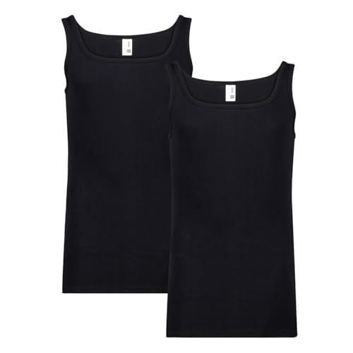 ADAMO Herren Feinripp Unterhemd 2er Pack Übergrößen 2XL-8XL, Größe:10, Farbe:Schwarz ADAMO Herren Feinripp Unterhemd 2er Pack Übergrößen 2XL-8XL, Größe:10, Farbe:Schwarz von ADAMO