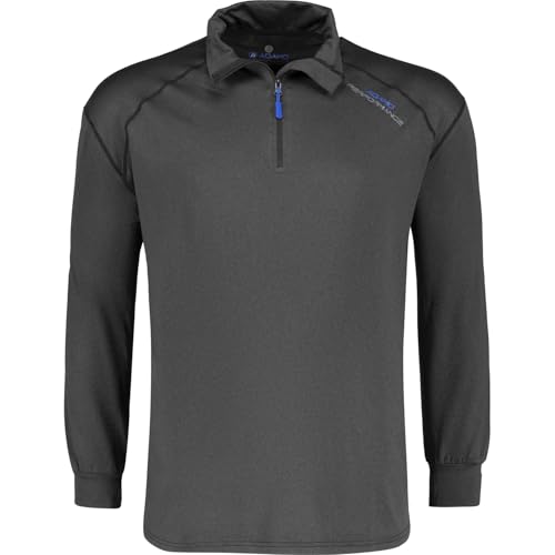 ADAMO Herren Funktions 1/4 Zip Top in Übergrößen 2XL-8XL, Größe:7XL, Farbe:Graphit von ADAMO