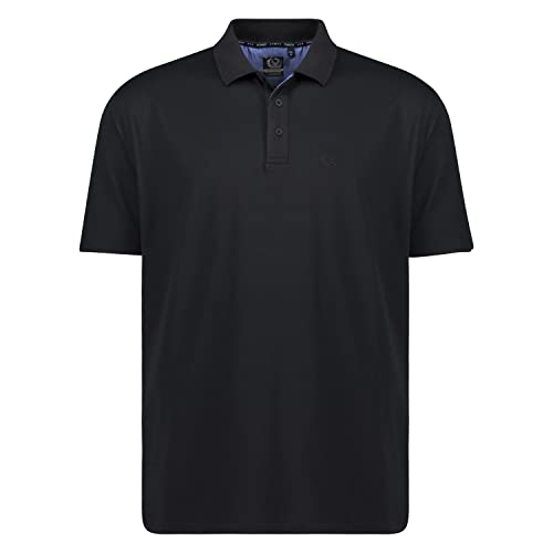 ADAMO Herren Funktions Polo-Shirt extra lang kurzärmlig Modell Peer Tall Fit in Langgrößen MT - 5XLT, Größe:3XLT, Farbe:Schwarz ADAMO Herren Funktions Polo-Shirt extra lang kurzärmlig Modell Peer Tall Fit in Langgrößen MT - 5XLT, Größe:3XLT, Farbe:Schwarz von ADAMO
