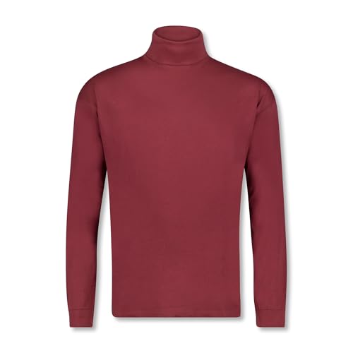 ADAMO Herren Langarm Rolli weinrot bis Übergröße 12XL, Größe:9XL von ADAMO