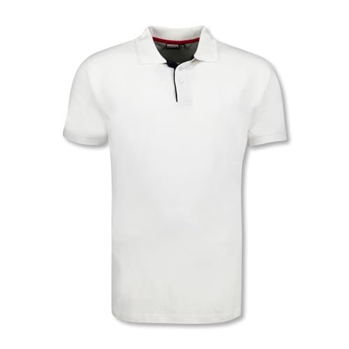 ADAMO Herren Pique Polohemd kurzärmlig Modell Pablo in weiß bis Übergröße 12XL, Größe:7XL von ADAMO