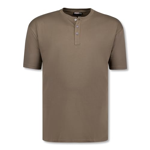 ADAMO Herren T-Shirt mit Knopfleiste Regular FIT Graumeliert Serie Silas in Übergrößen bis 10XL, Größe:8XL ADAMO Herren T-Shirt mit Knopfleiste Regular FIT Graumeliert Serie Silas in Übergrößen bis 10XL, Größe:8XL von ADAMO