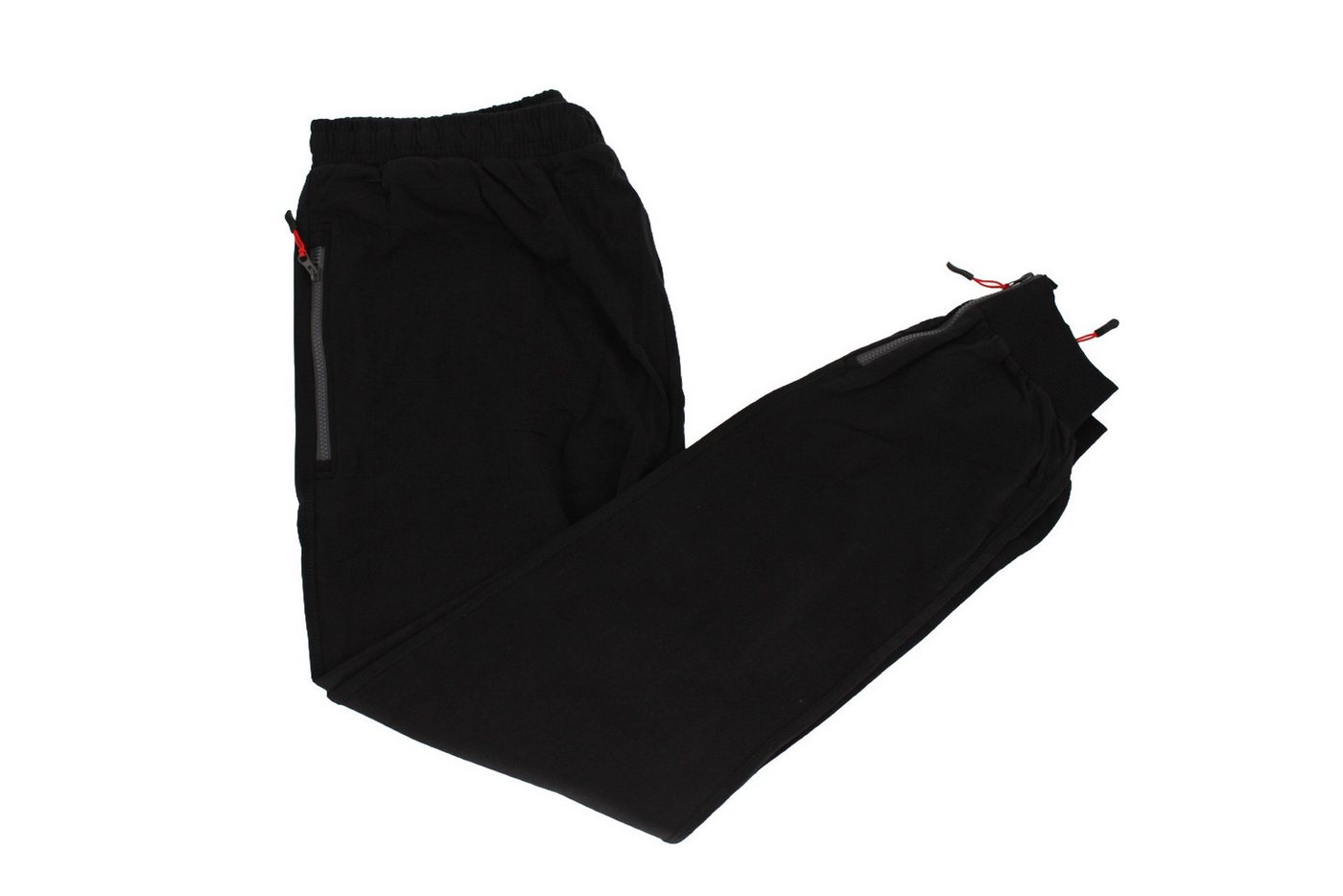 ADAMO Jogginghose Jogginghose mit Bünchen schwarz Schwarz von ADAMO