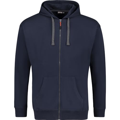 ADAMO Kapuzenjacke Herren Serie NAXOS Große Größen bis 14XL, Größe:10XL, Farbe:Dunkelblau von ADAMO