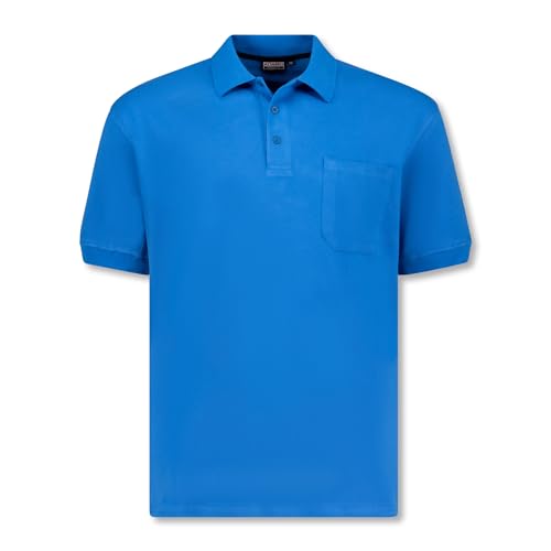 ADAMO Kurzarm Polo Shirt Keno Pique Qualität für Herren in großen Größen bis 10XL, Größe:3XL, Farbe:Azur von ADAMO